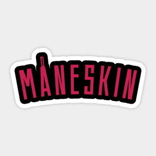 Maneskin text design Sticker